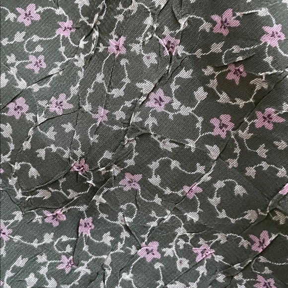 Vintage 90s floral green Beechers Brook mini skirt S/M - Picture 5 of 8